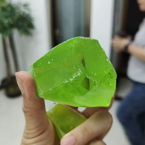 Kryptonite Light #B1301 Color Uncut Nanosital Raw Material Synthetic Nano Gemstone Rough <b>Stone</b> For Loose <b>Gems</b> Making - Product Image 5