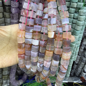 ลูกปัดหินธรรมชาติขนาด 9x13 มม. สีอเมทิสต์ ลาพิส ลาซูลี สำหรับทำเครื่องประดับด้วยตัวเอง ลูกปัดหินออนิกซ์สีคาปูซีนธรรมชาติแบบเป็นเส้น - Product Image 6