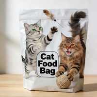 Sacs d'emballage pour aliments pour animaux de compagnie, sacs pour aliments pour chiens, sacs pour friandises pour chiens, sacs pour aliments pour chats, imprimés avec logo personnalisé, en plastique, OEM, best-sellers