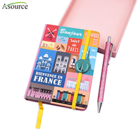Neuerscheinung A6 Mini-Notizbuch mit Stift Schreibwaren-Set als Souvenir-Geschenk