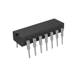 CD74HCT14E แบบจุ่ม14นิ้ว (0.300 "7.62มม.) ชิ้นส่วนลอจิกแบบอิเล็กทรอนิกส์ - Product Image 1