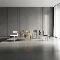 Chaise de salle à manger en plastique PP au design moderne - Mobilier pour la maison, la cuisine, le centre commercial, l'extérieur, le bureau à domicile et l'hôtel