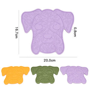 Neues Design Silikon Slow Feeder Angst Linderung Katzenfutter Matten Rutsch feste Leck matte für Hunde - Product Image 5