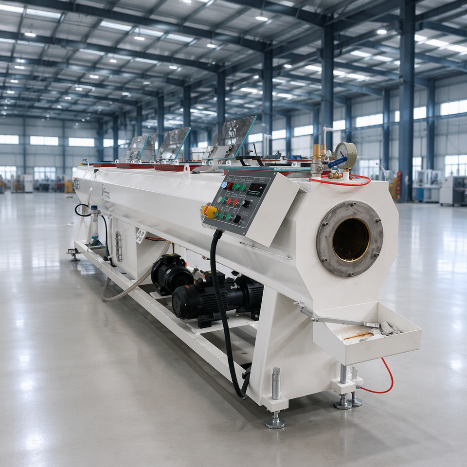 Extruder Line Machine PVC Drainage Pipe Extrusion Machine with High Efficiency Double-screw ...