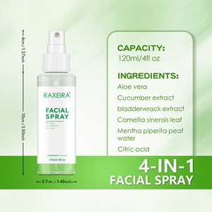 Vente en gros de vaporisateur tonique facial naturel 4 en 1, hydratant, soin réparateur de la peau, vaporisateur facial naturel à l'aloe vera - Product Image 6
