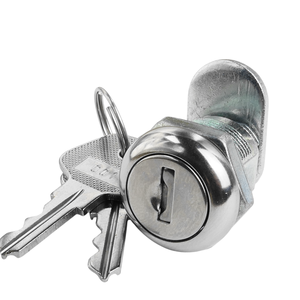 Serrure à came pour boîte à outils, choix populaire du marché, finition chromée, entraxe 50 mm, pour boîte à outils, boîte aux lettres, meubles et armoires, avec clés - Product Image 1