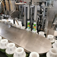 Machine de remplissage et de scellage à piston haute vitesse pour tubes souples en aluminium, crème cosmétique, colle plastique, etc.