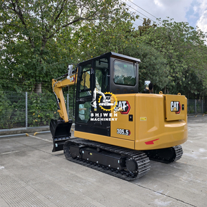 Mini excavadora sobre orugas de 5,5 toneladas CAT305.5 CE EPA certificado motor sistema de monitoreo remoto 0,2 m Capacidad de cubo Motor incluido - Product Image 4