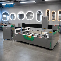 Prix compétitif 1325 1530 Machine de gravure au laser à fibre LED pour salle de bain, gravure, sablage