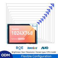 Módulo de Pantalla Integrado Rockchip ARM RK3568 de 7 Pulgadas con Android Ubuntu, Pantalla Táctil LCD con UART, USB, Cámara, LAN para Terminal POS