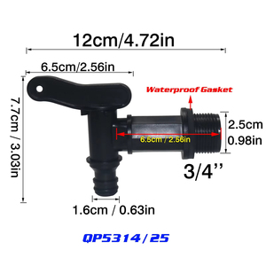 Lot <span class=keywords><strong>de</strong></span> 30 robinets en plastique 3/4 pour fûts IBC, cuves à <span class=keywords><strong>eau</strong></span>, brassage <span class=keywords><strong>de</strong></span> bière, <span class=keywords><strong>eau</strong></span> <span class=keywords><strong>de</strong></span> <span class=keywords><strong>pluie</strong></span>, réservoirs d'<span class=keywords><strong>eau</strong></span> et <span class=keywords><strong>raccordement</strong></span> <span class=keywords><strong>de</strong></span> tuyau d'arrosage <span class=keywords><strong>de</strong></span> jardin - Product Image 4