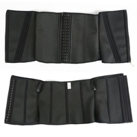 Faja Reductora de Cintura Estilo Corsé para Mujer, Color Negro, con Varillas, Moldeadora de Cuerpo, Control de Abdomen, Prenda Moldeadora Postparto para Pérdida de Peso