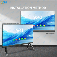 Layar LED Panel Interaktif All-in-One yang Dapat Dipindahkan, Papan Video COB Tahan Air untuk Pusat Perbelanjaan