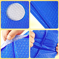 Enveloppes d'expédition sécurisées en polybulle orange, couleurs et tailles personnalisées, enveloppes à bulles roses, imperméables, durables, emballage protecteur 6x10