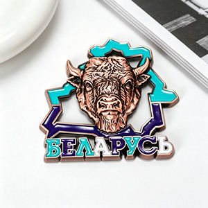 Aimant de réfrigérateur décoratif en métal, motif animal (<span class=keywords><strong>bison</strong></span>, grue), souvenir touristique, cadeau pour la maison, la cuisine ou les voyages - Product Image 5
