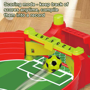 Nuevo Juego de Mesa de Pinball de Fútbol <span class=keywords><strong>para</strong></span> 2 Jugadores, Juego de Mesa Educativo de Batalla y Tiro con Puntuación, Suministro al por Mayor - Product Image 5