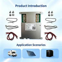 JK B2A8S20P 4S-8S 200A Sistema de Gestión de Baterías (BMS) Inteligente con Balanceo Activo de Corriente 2A, Comunicación UART y Puerto Serie, Placa PCB