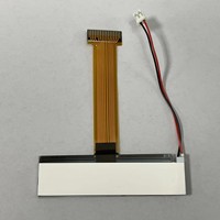 Layar LCD Peralatan Rumah Tangga Display Chip 25632 Dot Matrix COG Purifier 2.48 Inci Putih ODM 12 O'clock Lebar 62.0*12.0 COG+FPC