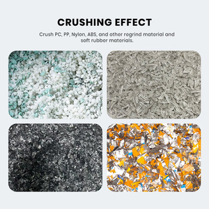 400 kg/giờ tốc độ trung bình CE nghiền nhựa granulator tiêm sprues Shredder chất thải phim máy tái chế - Product Image 4