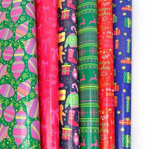 Factory Wholesale Christmas Wrapping <b>Paper</b> 50 X 70 cm Gift Wrapping <b>Paper</b> Packing - Product Image 2