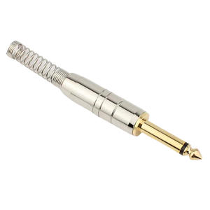 Conector de Audio de 6.35mm de Doble Núcleo para Teléfono, Montaje en Panel, 2 Líneas de Señal para Cable de Instrumento de Guitarra y Bajo, Alta Fidelidad - Product Image 2