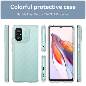 Pegamento suave multicolor transparente para teléfono móvil <span class=keywords><strong>Redmi</strong></span> <span class=keywords><strong>12C</strong></span>, <span class=keywords><strong>precio</strong></span> preferencial de fábrica - Product Image 2