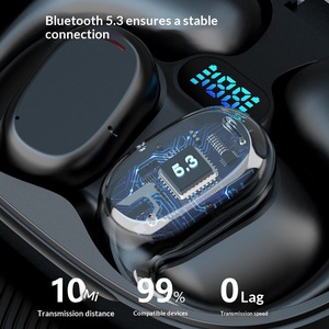 Auriculares deportivos con gancho para la oreja X27, auriculares inalámbricos con pantalla Digital y batería de larga duración para correr y hacer ejercicio - Product Image 2