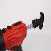 Pistola de calafateo inalámbrica eléctrica de 300ml con luz LED Rifle de pegamento de costura automática alimentado por batería de litio de 18V