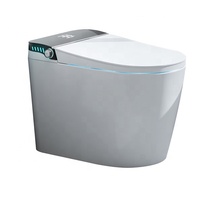 Nuevo baño Hotel público WC inteligente bidé inteligente inodoro automático Siphon Jet Flushing WC Inodoros