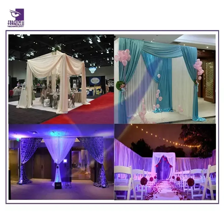 Wedding decoration aluminum backdrop stand Pipe And Drape For Party Event
