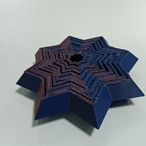 Raymankind 3D Printed Star <b>Ornament</b> Resin 1mm <b>Wall</b> Thickness Customizable Color Rapid Prototyping Home Decoration - Product Image 2
