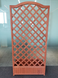 <span class=keywords><strong>Fioriera</strong></span> da Giardino <span class=keywords><strong>in</strong></span> <span class=keywords><strong>Legno</strong></span> di Alta Qualità con Basso MOQ <span class=keywords><strong>per</strong></span> Fiori Piante e Verdure con Recinzione e Ruote - Product Image 6