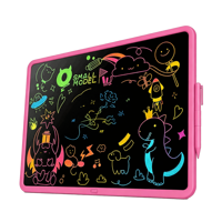 Tablette d'écriture LCD 15 pouces, rechargeable par USB, en plastique ABS léger, portable, effacement en un clic, OEM ODM