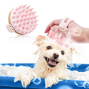 Cepillo de baño para perros, cepillo suave portátil para ducha de mascotas, cepillo de masaje multiusos para el cuidado del cabello para cachorros, productos para mascotas, accesorios para el hogar - Product Image 1