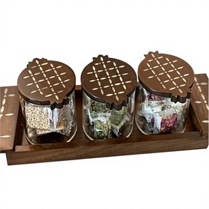 Classic Design <b>Acrylic</b> Sweets <b>Box</b> With Wooden Tray Prime Quality Customized Size And Shape Sweets <b>Box</b> In Bulk - Product Image 1