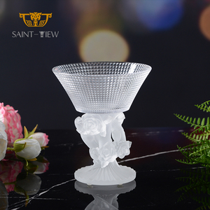 SAINT-VUE À La Main Cristal Pate de <span class=keywords><strong>verre</strong></span> Divertissant Maîtresse Bocal de bonbons Chocolat Plaque Décor À La Maison Ensemble - Product Image 3