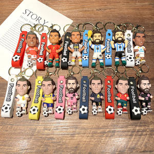 Nouveau <span class=keywords><strong>porte</strong></span>-clés léger en caoutchouc et PVC, anneau pour clés de voiture et pendentif de sac à dos avec impression UV - Product Image 1