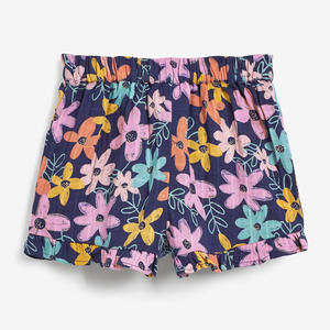 Conjunto de Verano para Niña OA 60 Días OEM ODM, Camiseta con Volantes y Estampado Floral, Pantalones Cortos, Conjunto de 2 Piezas - Product Image 4