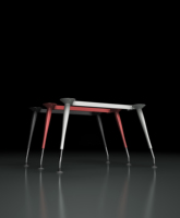 Piétement de table de bureau en métal pour cadre de direction, piètement de table de bureau, cadre de table
