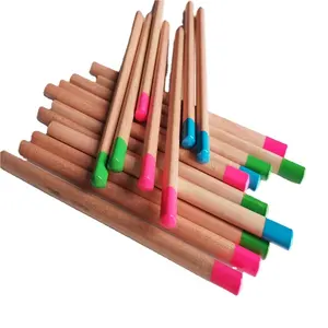 Hochwertiger hölzerner Jumbo HB Bleistift mit Stick kunden spezifischer Bleistift kaufen Online-Briefpapier