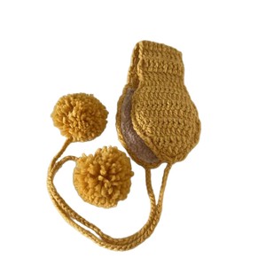 <span class=keywords><strong>Cache</strong></span>-oreilles en peluche douillets doublés polaire, <span class=keywords><strong>cache</strong></span>-oreilles tricotés thermiques coupe-vent pour l'hiver, pour filles et femmes - Product Image 4
