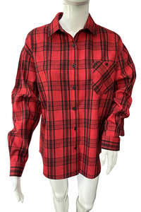 Modest Blouses&amp;<strong>Shirts</strong> <strong>Women</strong> Blouses Plaid <strong>Flannel</strong> <strong>Shirt</strong> - Product Image 4