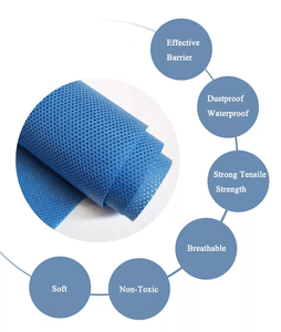 Nhà máy cung cấp <span class=keywords><strong>SMS</strong></span> y tế/phẫu thuật Áo Polypropylene spunbond không dệt vải cuộn PP spunbond vật liệu - Product Image 4