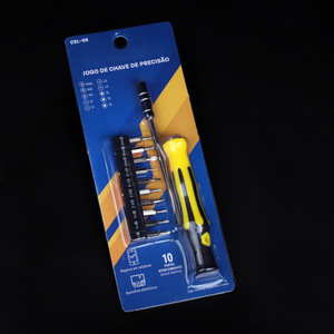 Cel-09 <b>Precision</b> <b>Screwdriver</b> <b>Set</b> 10 Bits Chrome Vanadium Steel For Mobile Phone Repair Tools - Product Image 2