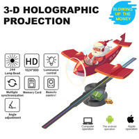Ventilateur Holographique 3D INM 2026 56CM, Affichage Holographique UHD 2048x2048, Contrôle de Grappe de Projecteurs, Prise OEM AU UK US EU, Garantie 1 An