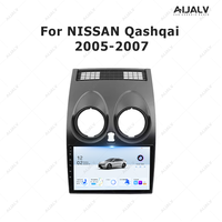 Aijia Android Cadre autoradio stéréo pour NISSAN Qashqai 2005-2007 9 INCH avec panneau de contrôle Carplay au volant
