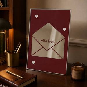 Custom UV Printing Rectangular Aluminium Frame <b>Mirror</b> Desktop Table <b>Mirror</b> <b>Wall</b> Decor <b>Mirror</b> <b>for</b> Interior Use - Product Image 3
