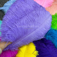 Plumes d'autruche naturelles en gros de 55-60 cm, plumes d'autruche teintées en vrac pour costumes de carnaval, décoration de centre de table de mariage