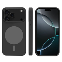 Coque de protection intégrale antichute à texture mate avec aimant puissant et contour renforcé pour iPhone 18 17 16 Pro Max, ajustement précis et maintien ferme