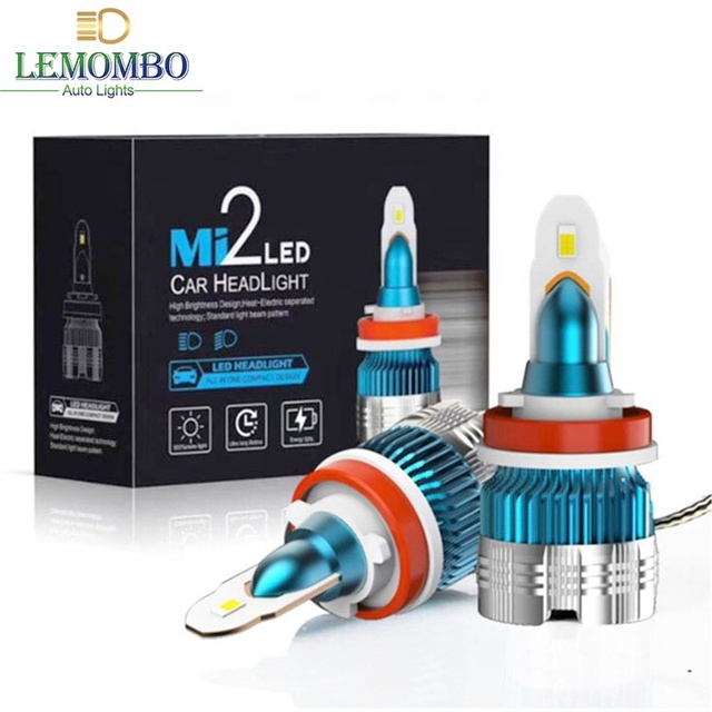 Mini Car Auto Lighting System MI2 New 36W LED Headlamp White Light Fog Lamp H1 H3 H4 H7 H8 H11 9005 9006 Canbus Kit 6500k Color